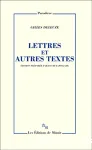 Lettres et autres textes vignette