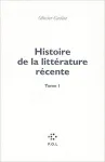 Histoire de la littérature récente vignette